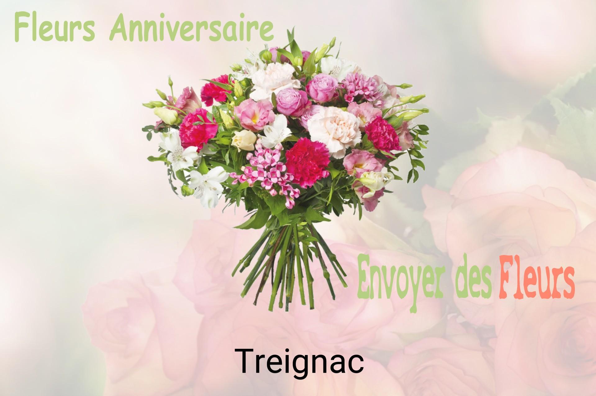 Bouquet de fleurs d’anniversaire livré à Treignac